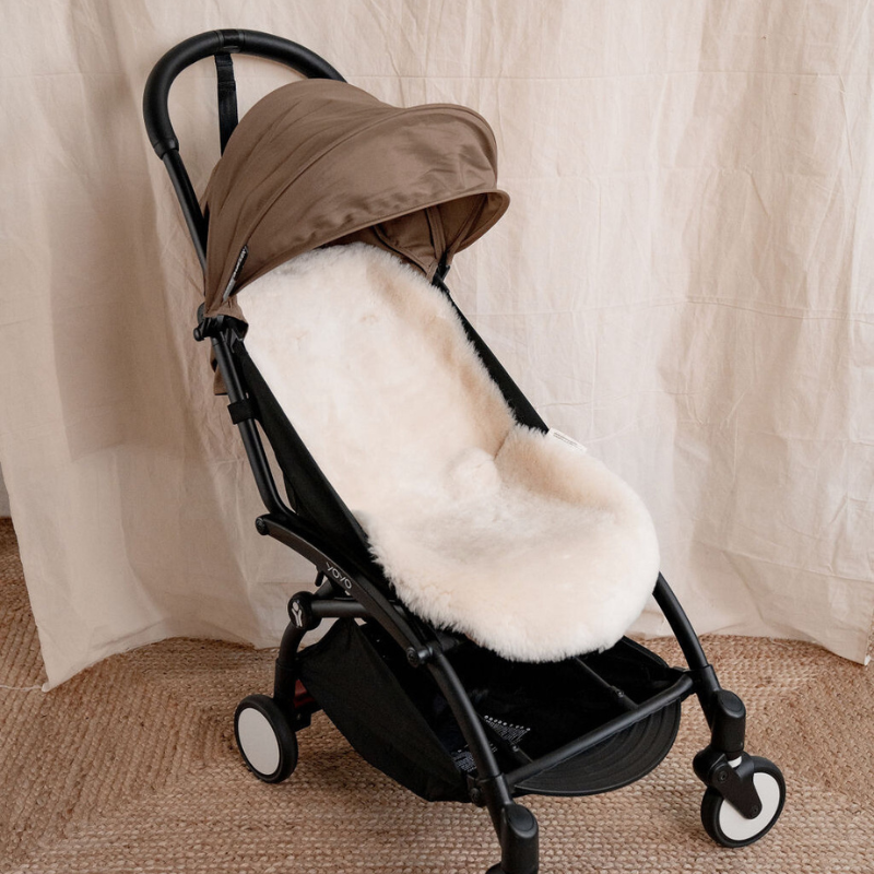 Sheepskin Pram Style Liner | Milk Shorn Hair