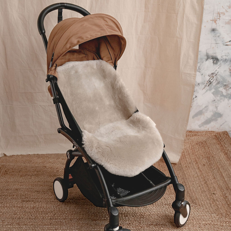 Sheepskin Pram Style Liner | Latte Shorn Hair