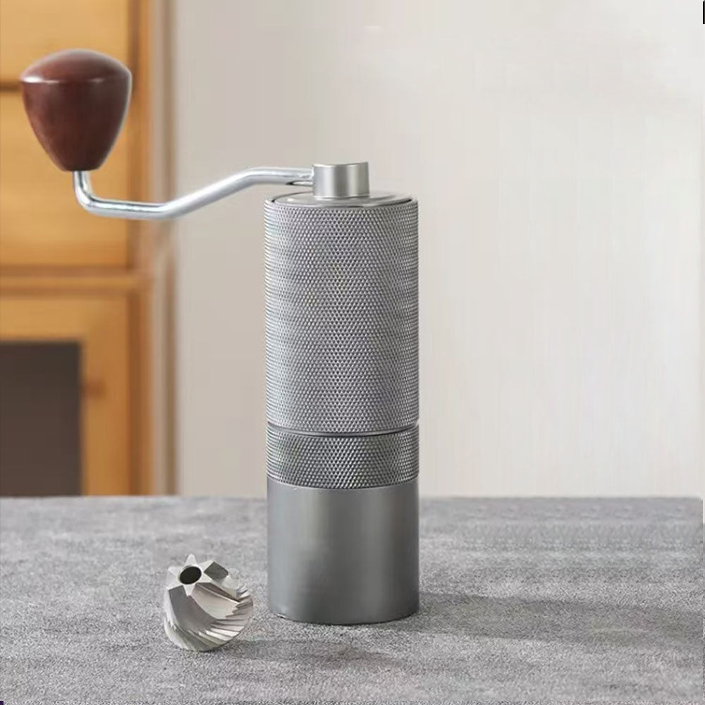 Hand crank coffee bean grinder